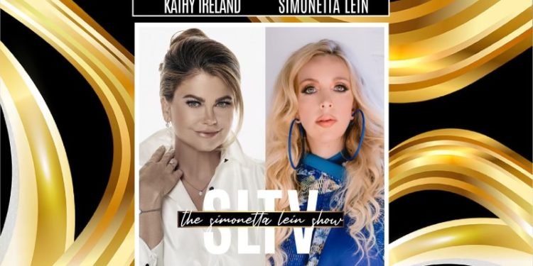 Kathy Ireland Guests On The Simonetta Lein Show On SLTV Kathy Ireland Guests On The Simonetta Lein Show On SLTV
