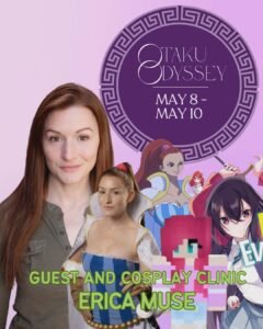 Erica Muse Joins Otaku Odyssey as Special Guest with Exclusive Cosplay Clinic