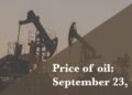 Current price of oil as of Sept. 23, 2026 | Fortune Current price of oil as of Sept. 23, 2026 | Fortune