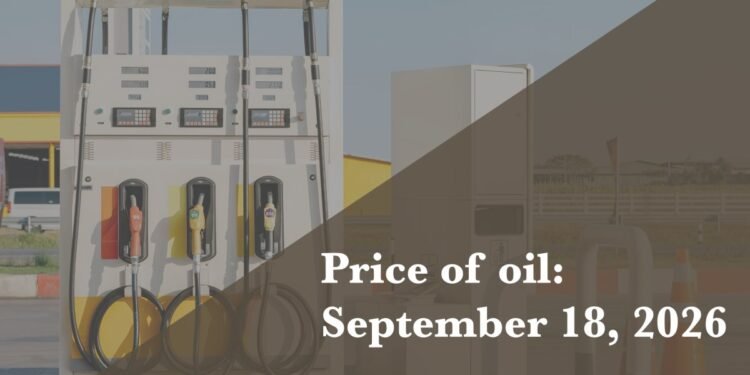 Current price of oil as of Sept. 18, 2026 | Fortune Current price of oil as of Sept. 18, 2026 | Fortune