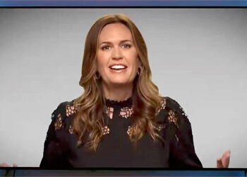 DUDE VIDEO – Sarah Sanders is getting BUSTED over welfare ad featuring a white dude, and she responds…