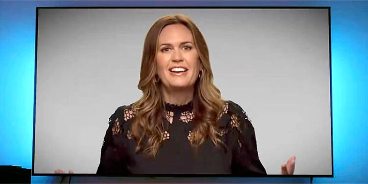 DUDE VIDEO – Sarah Sanders is getting BUSTED over welfare ad featuring a white dude, and she responds…