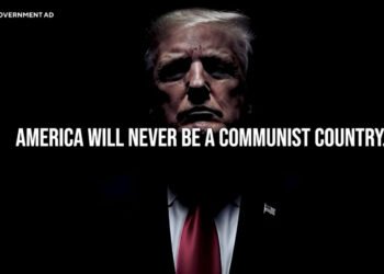 The White House claims that new TV ads featuring Trump are part of a series of &ldquo;public service announcements.&rdquo;